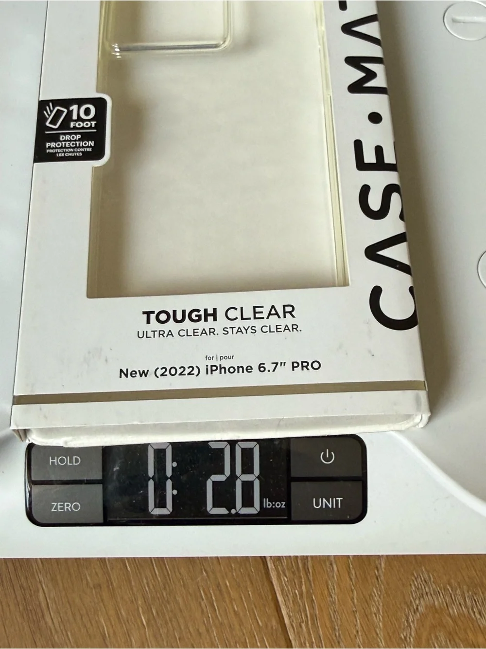 New Case-mate Ultra Clear Tough Clear Transparent iPhone 6.7” PRO 2022 case